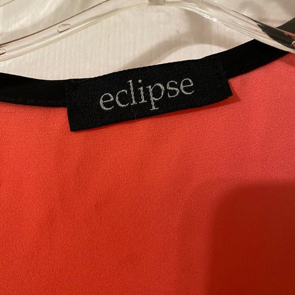 Coral flowy summer tank top - Picture 2 of 4